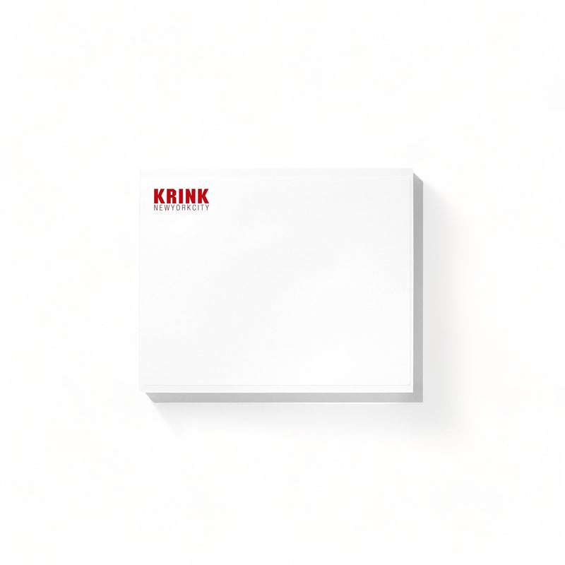KRINK Super Permanent Stickers- White