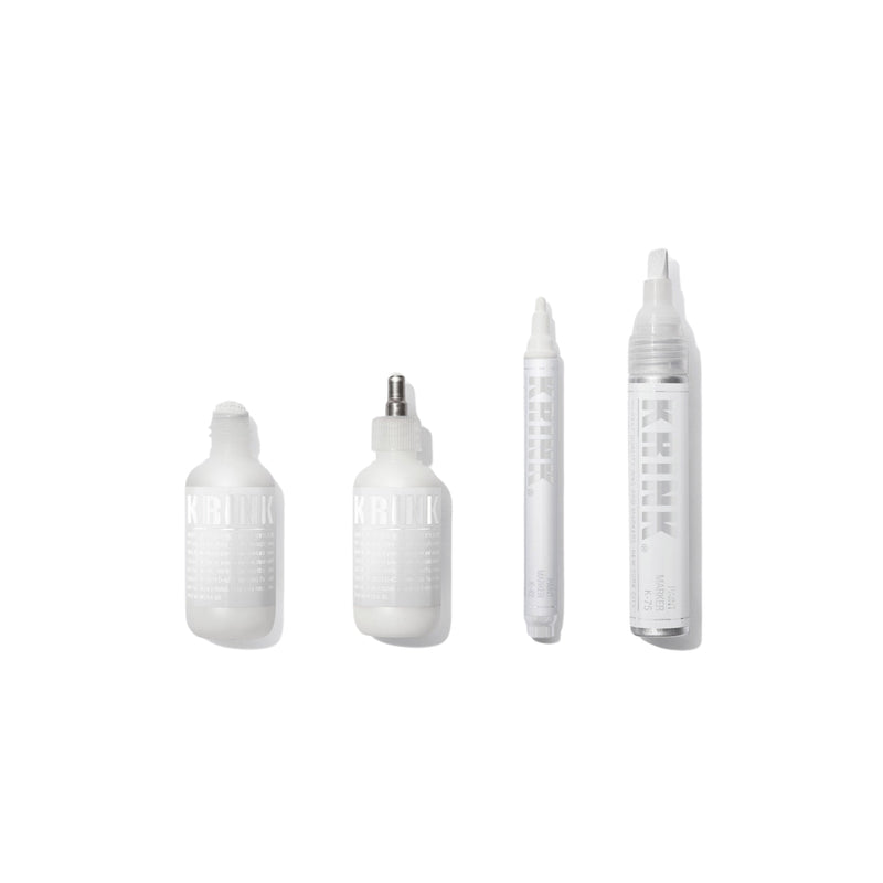 KRINK White Set Assorted Size White Paint Markers