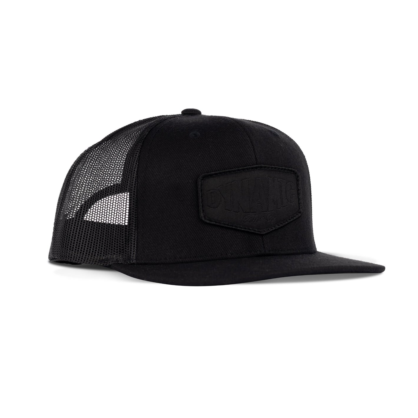 dynamic-wool-mesh-6-panel-snapback-trucker-blackout-woven-patch