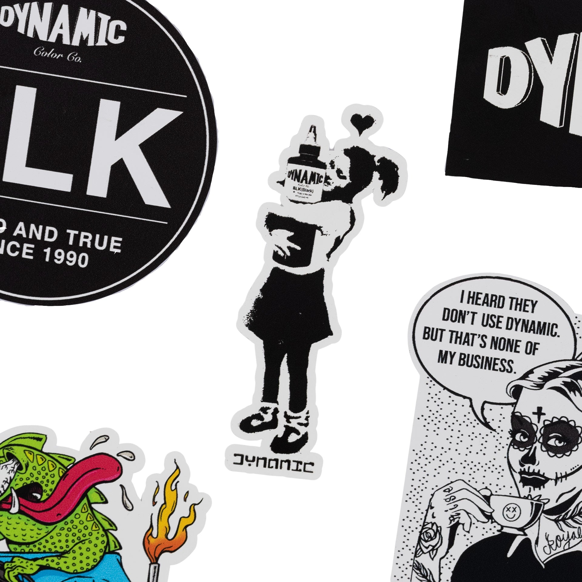 Black Ink Dynamic Sticker