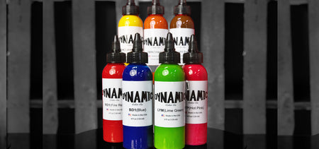  Dynamic Color Co - Traditional Color Set, Includes a 1oz Bottle  of Each: Black, Canary Yellow, Blue, Green, and Fire Red, Made in USA :  Beauty & Personal Care