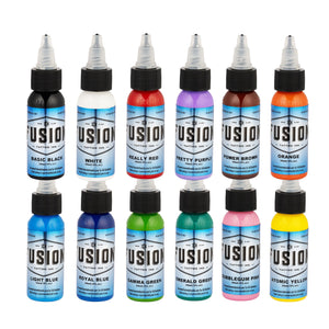 Fusion Set 12 Color Tattoo Ink