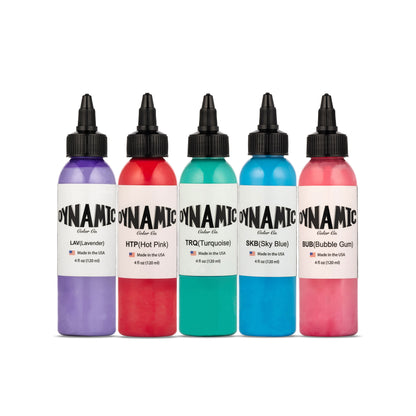 Dynamic Tattoo Ink Candy 4oz Color Set