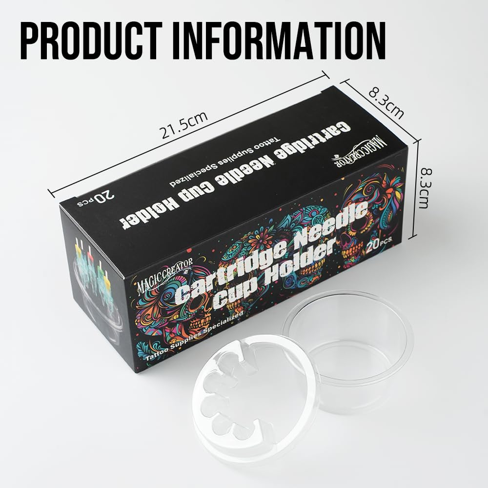 Cartridge Needle Cup Holder 20 pcs.