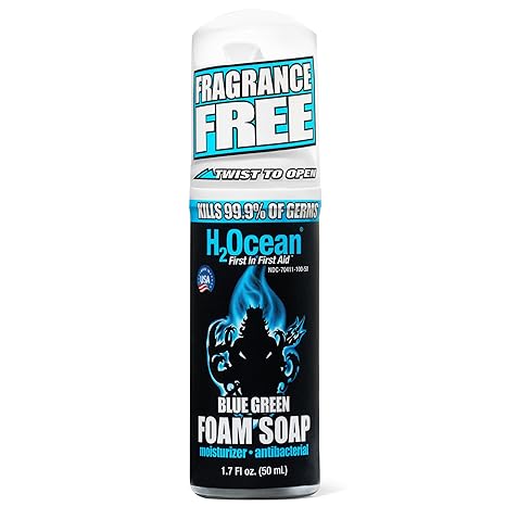H2Ocean Foam Soap Blue Green 1.7oz H2Ocean LLC