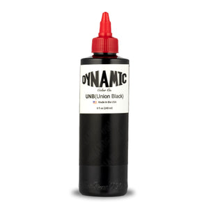 Dynamic Union Black Tattoo Ink - 8 oz. Bottle