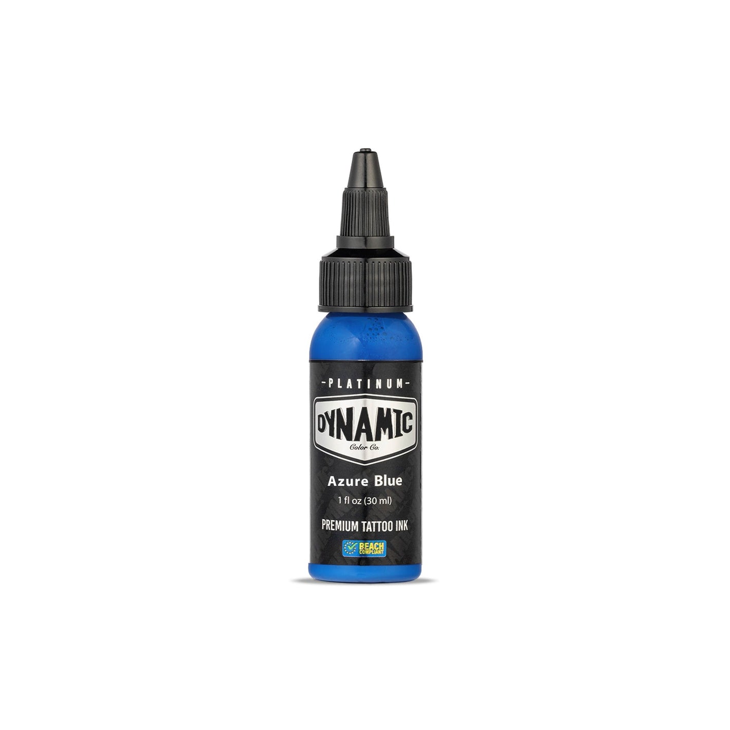 Dynamic Platinum Tattoo Ink Azure Blue  - 1oz Bottle