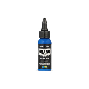 Dynamic Platinum Tattoo Ink Azure Blue  - 1oz Bottle