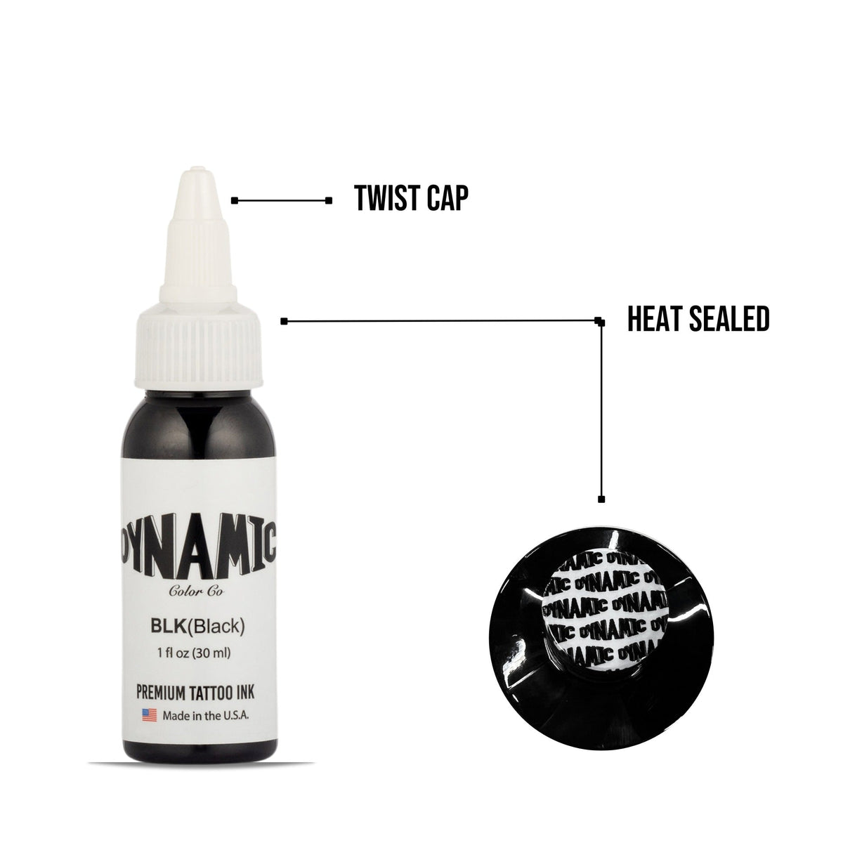 Dyncmic Color Dynamic Tattoo Ink Black | Professional Tattoo Ink | Dynamic Color