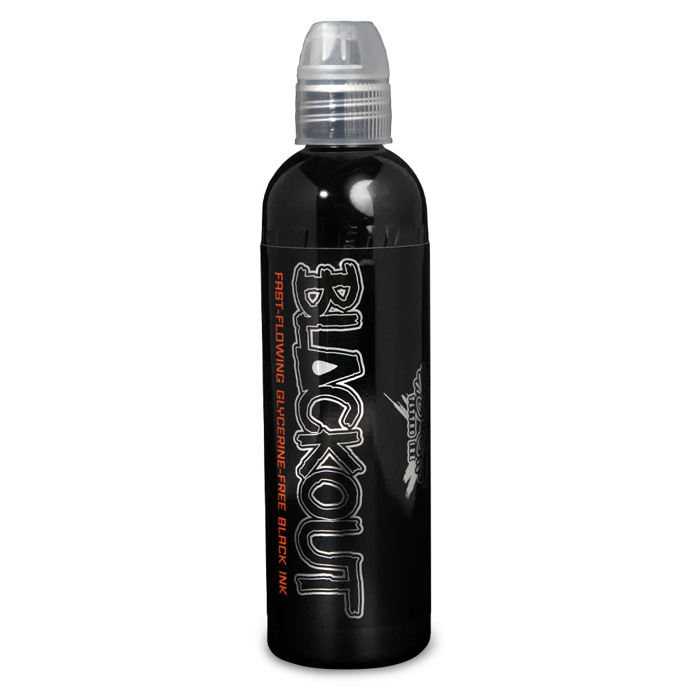 World Famous Tattoo Ink - Blackout - 4 oz