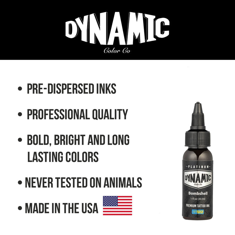 Dynamic Platinum Tattoo Ink Bombshell  - 1oz Bottle