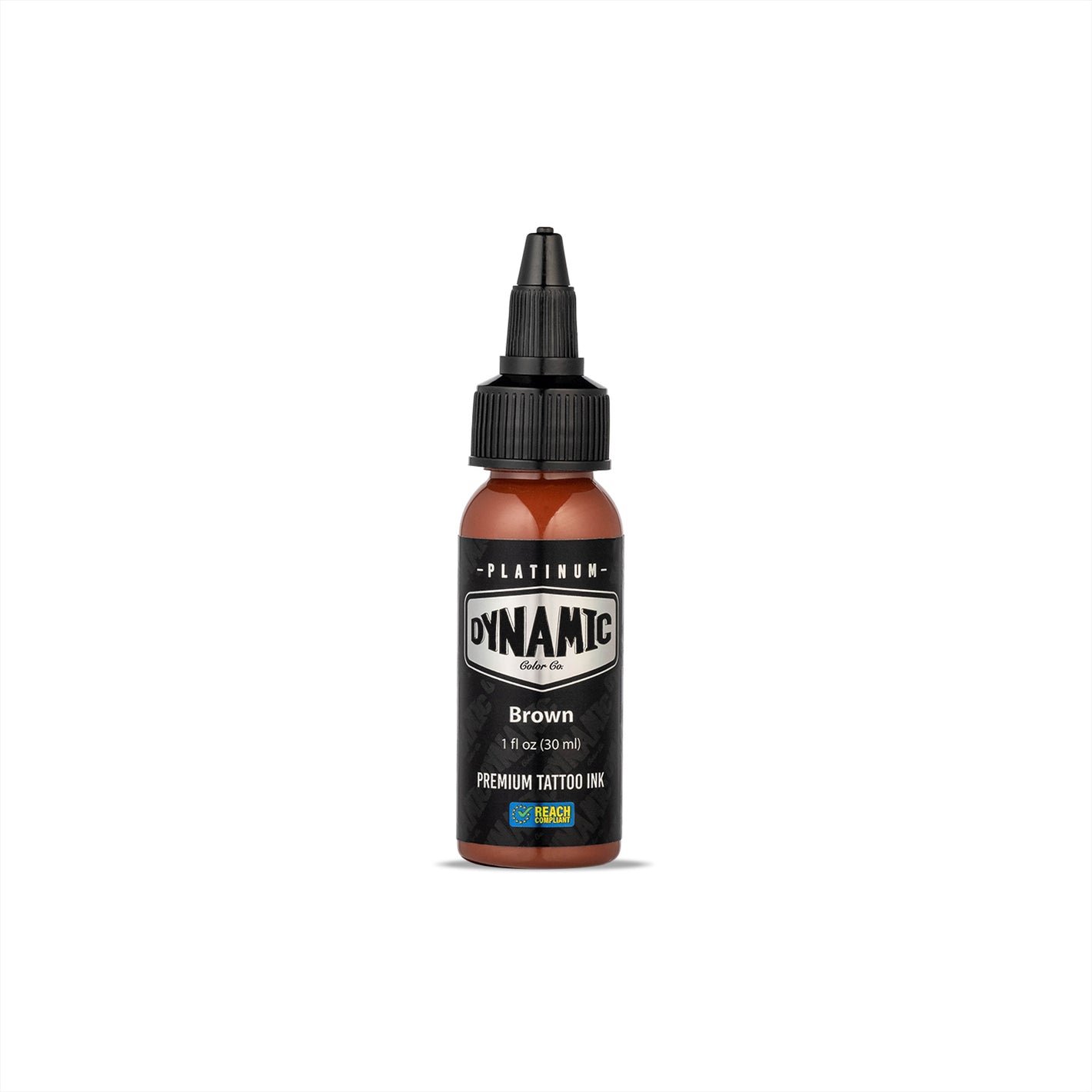 Dynamic Platinum Tattoo Ink Brown - 1oz Bottle