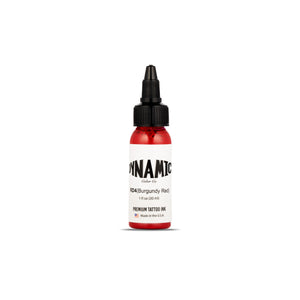 Dynamic Tattoo Ink Burgundy Red  -1 oz. Bottle