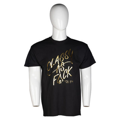 Espadas elegantes como F $ @ K Camisa preta