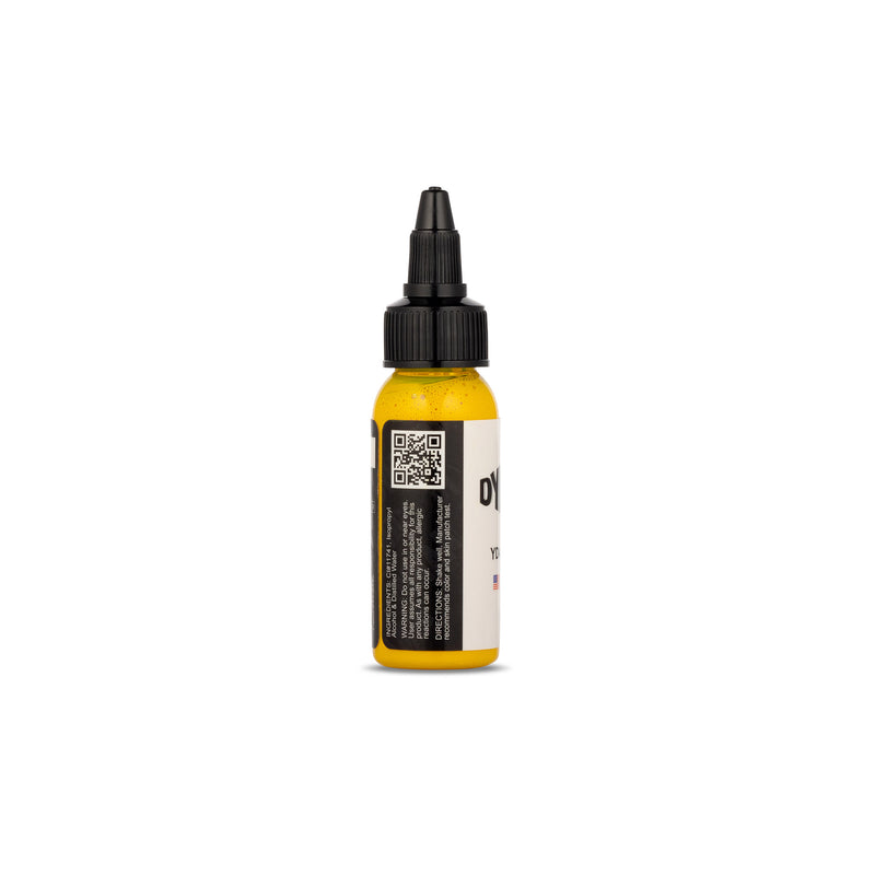 Tinta de tatuaje amarillo canario - 1 oz. Botella