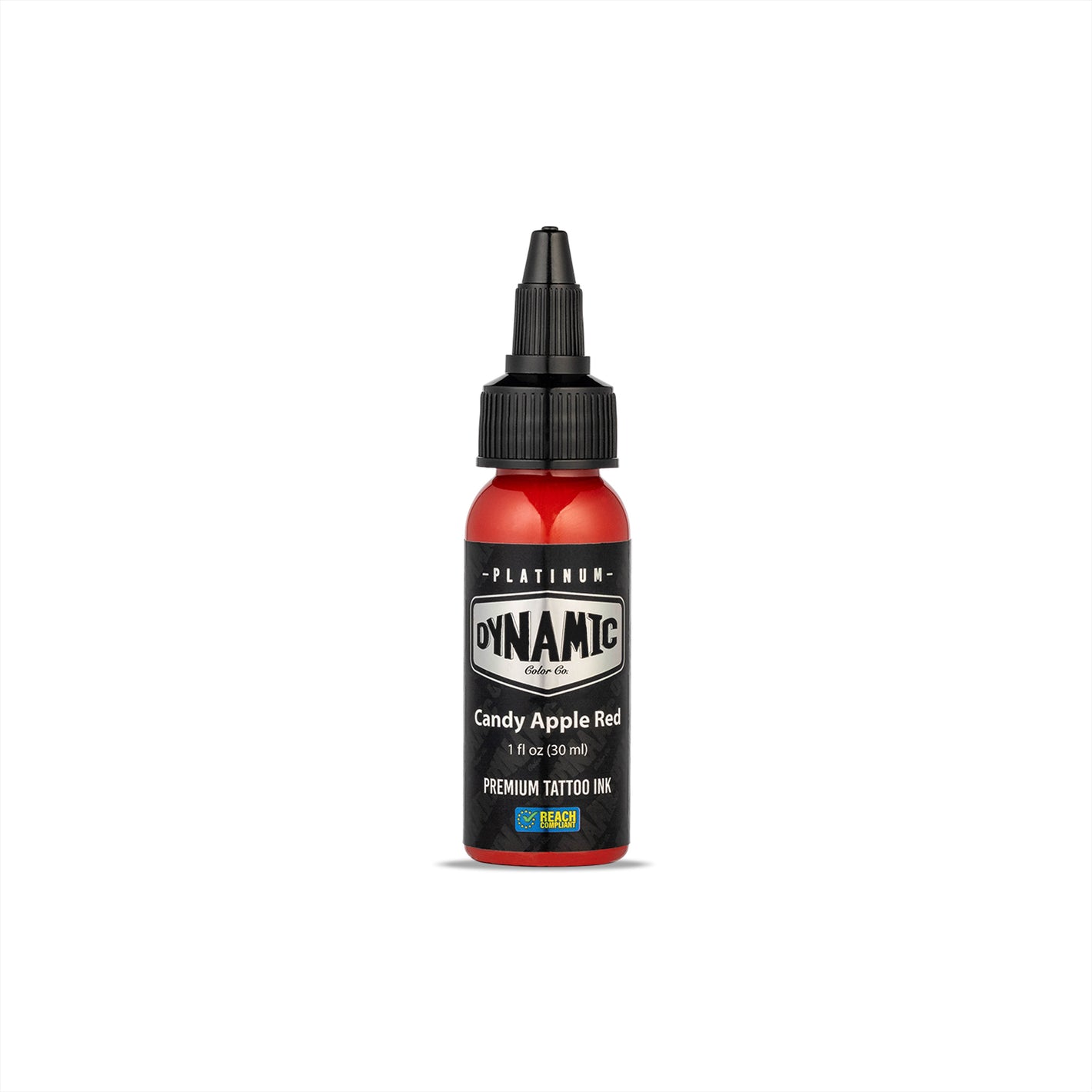 Dynamic Platinum Tattoo Ink  Candy Apple Red - 1oz Bottle