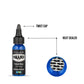 Dynamic Platinum Tattoo Ink Cobalt Blue - 1oz Bottle