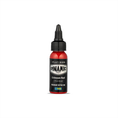 Dynamic Platinum Tattoo Ink Crimson Red  - 1oz Bottle