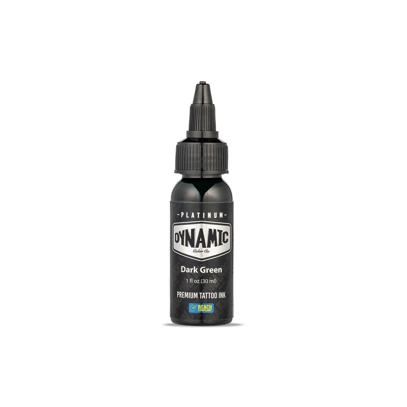 Dynamic Platinum Tattoo Ink Dark Green  - 1oz Bottle