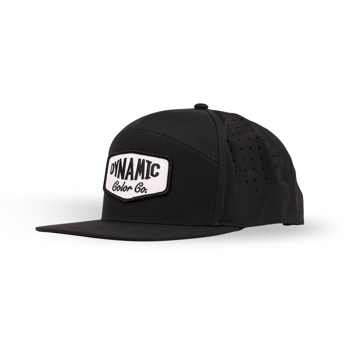 Dynamic 7 Panel Hat - Black