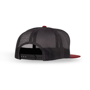 Dynamic Wool Trucker Charcoal and Cardinal