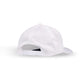 Dynamic Pre-Curved Pinch Front Snapback Hat – White
