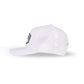 Dynamic Pre-Curved Pinch Front Snapback Hat – White