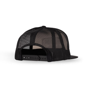 Dynamic Wool Trucker Black and White Hat