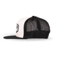 Dynamic Wool Trucker Black and White Hat