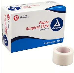 Dynarex Clear Surgical Tape 1" x 10 yard 24pcs