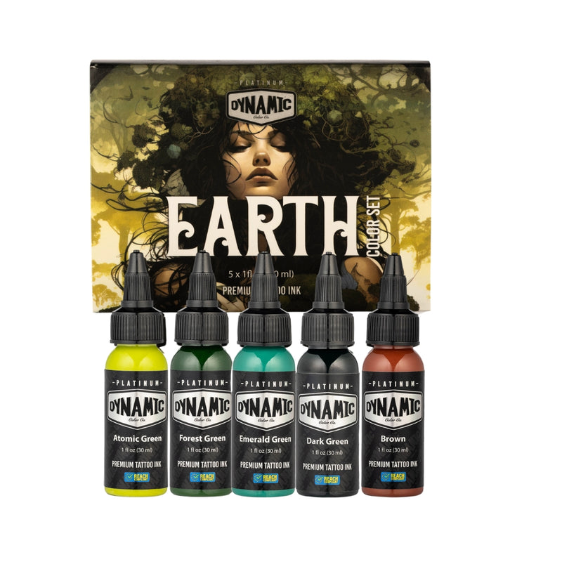 Earth by Dynamic Platinum 1oz 5 Bottle Color Set