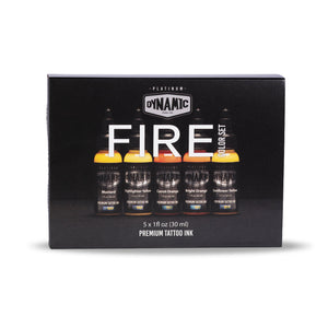 Dynamic Platinum Fire 1oz 5 Bottle Color Set Dynamic Color