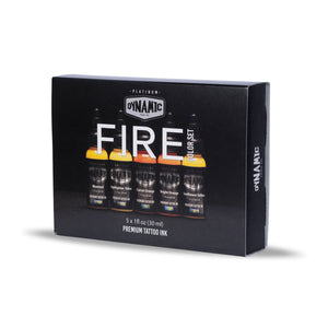 Dynamic Platinum Fire 1oz 5 Bottle Color Set Dynamic Color