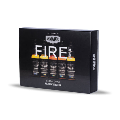 Dynamic Platinum Fire 1oz 5 Bottle Color Set Dynamic Color