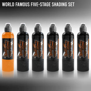 World Famous Set Five-Stage Tattoo Ink