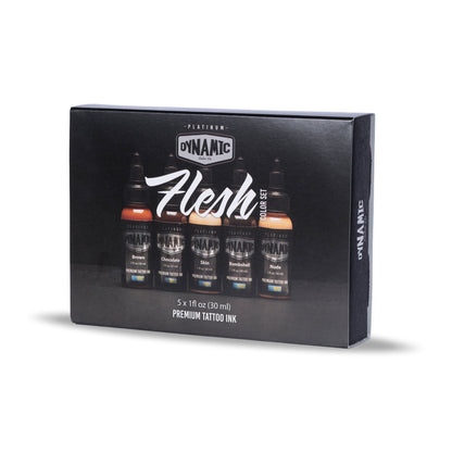 Dynamic Platinum Flesh 1oz 5 Bottle Color Set Dynamic Color