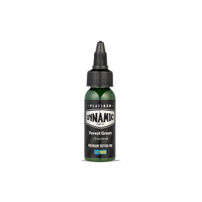 Dynamic Platinum Tattoo Ink Forest Green  - 1oz Bottle