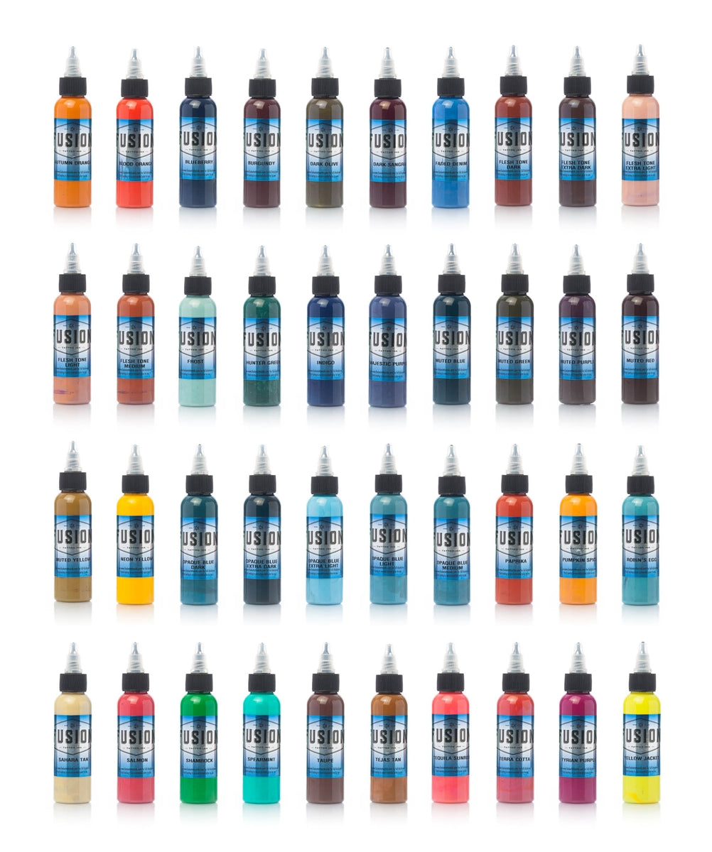 Fusion Set 60 Color  Tattoo Ink
