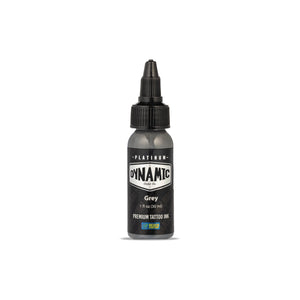 Dynamic Platinum Tattoo Ink Grey - 1oz Bottle