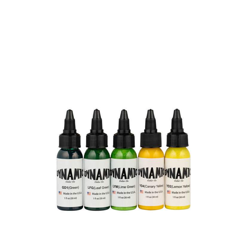 Dynamic Tattoo Ink Jungle 1oz Color Set
