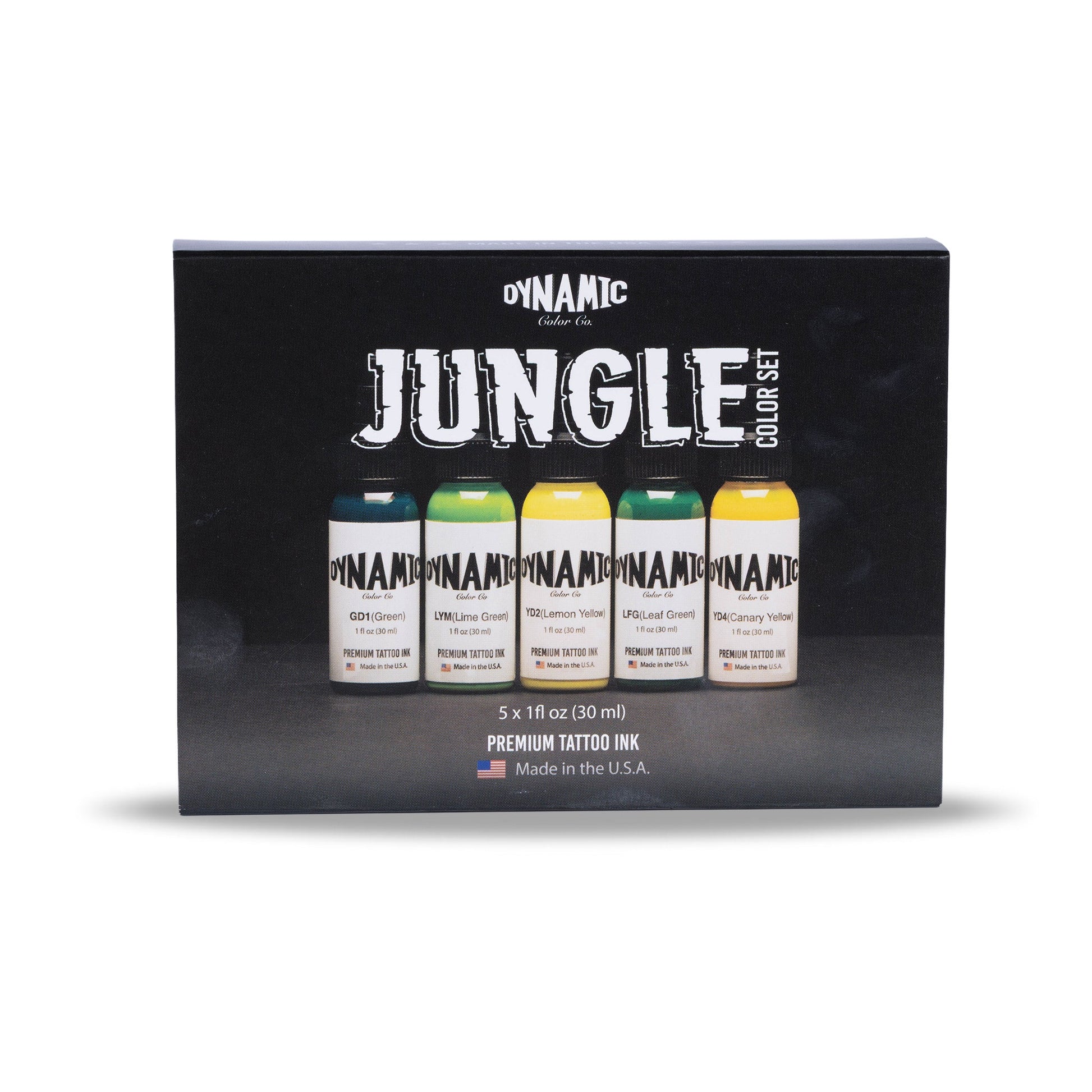 Dynamic Tattoo Ink Jungle 1oz Color Set Dynamic Color