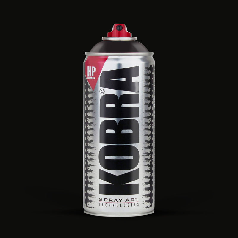 Kobra - Satin Black - High Pressure Spray Paint -  (400 ml)