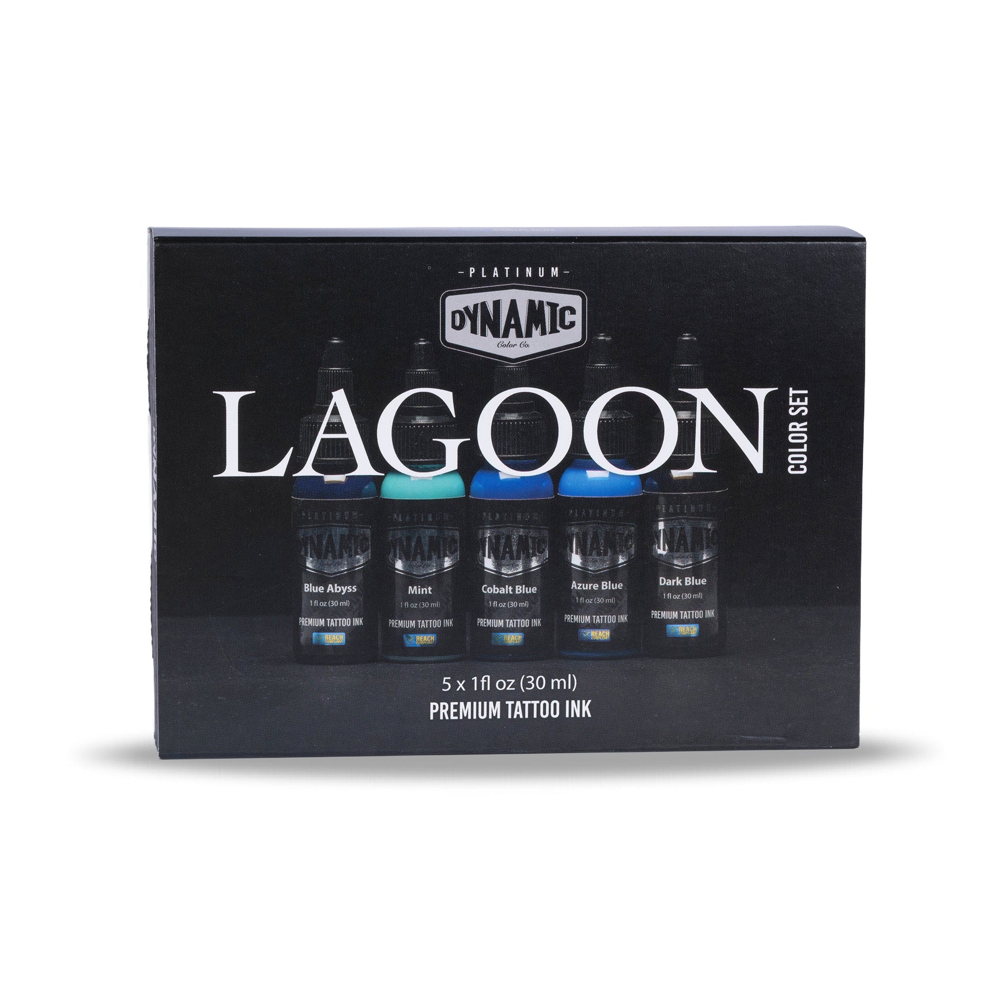 Lagoon by Dynamic Platinum 1oz 5 Bottle Color Set Dynamic Color