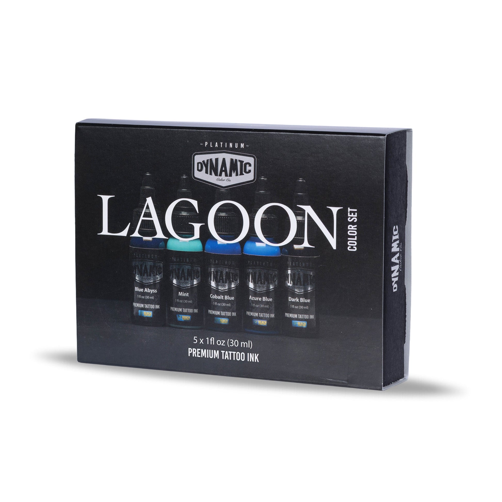 Lagoon by Dynamic Platinum 1oz 5 Bottle Color Set Dynamic Color