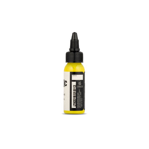 Tinta de tatuaje de color amarillo limón - 1 oz. Botella