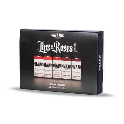 Dynamic Tattoo Ink Lips and Roses 1oz Color Set Dynamic Color