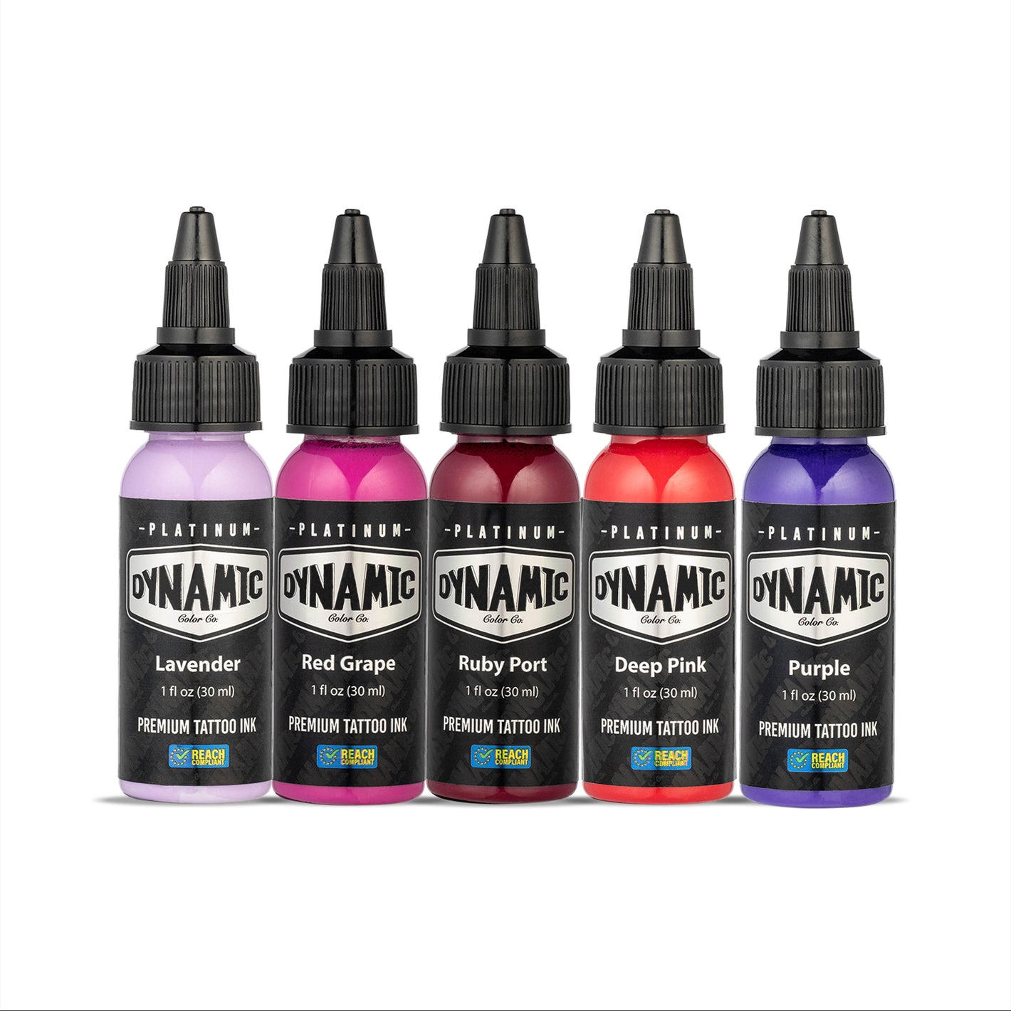 Dynamic Lush 1oz 5 Bottle Color Set