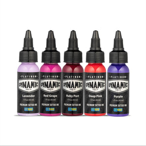 Dynamic Lush 1oz 5 Bottle Color Set