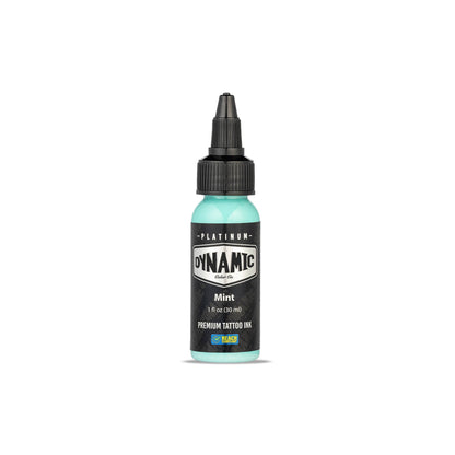 Dynamic Platinum Tattoo Ink  Mint  - 1oz Bottle