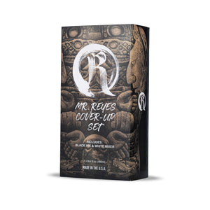 Mr. Reyes Cover-Up Ink Set – 2 Bottle Kit (8oz Black & 8oz White)